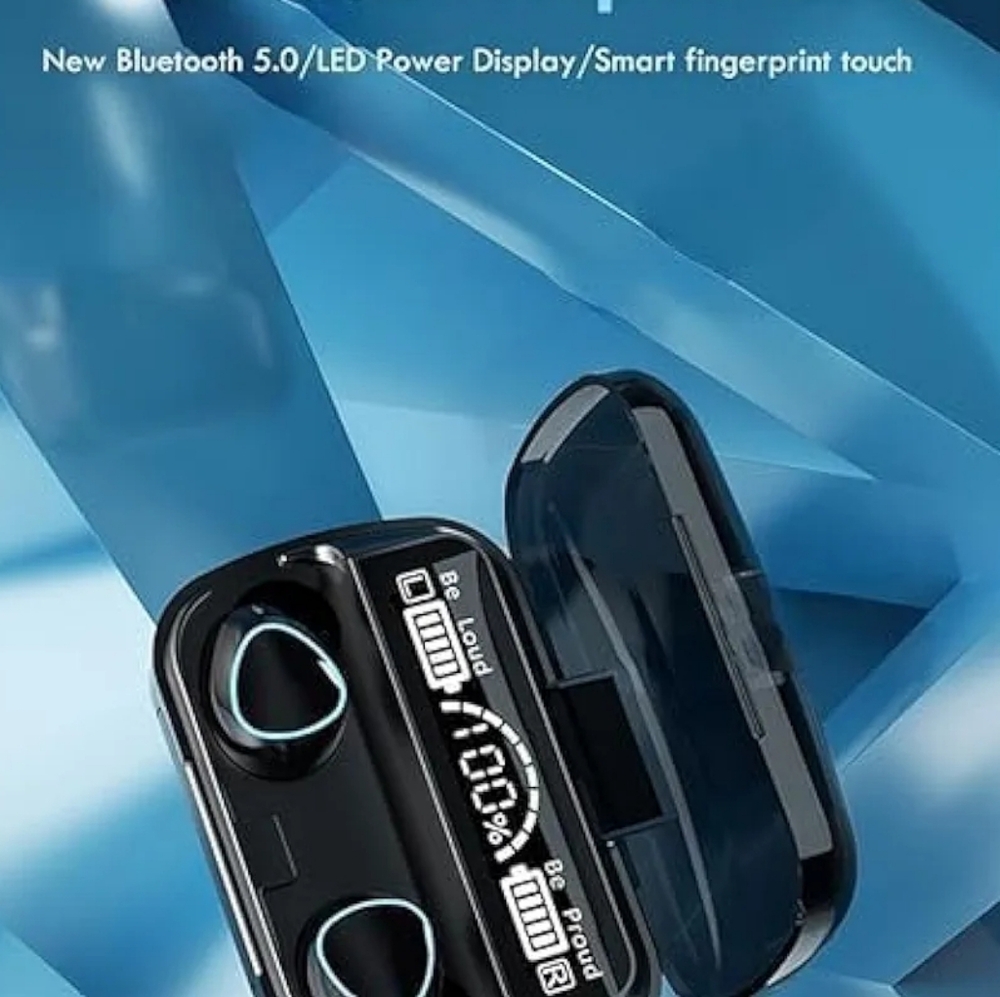 M10 Noise Cancelling Bluetooth Earbuds And Power Bank With LED Display - Picture 6 of 13